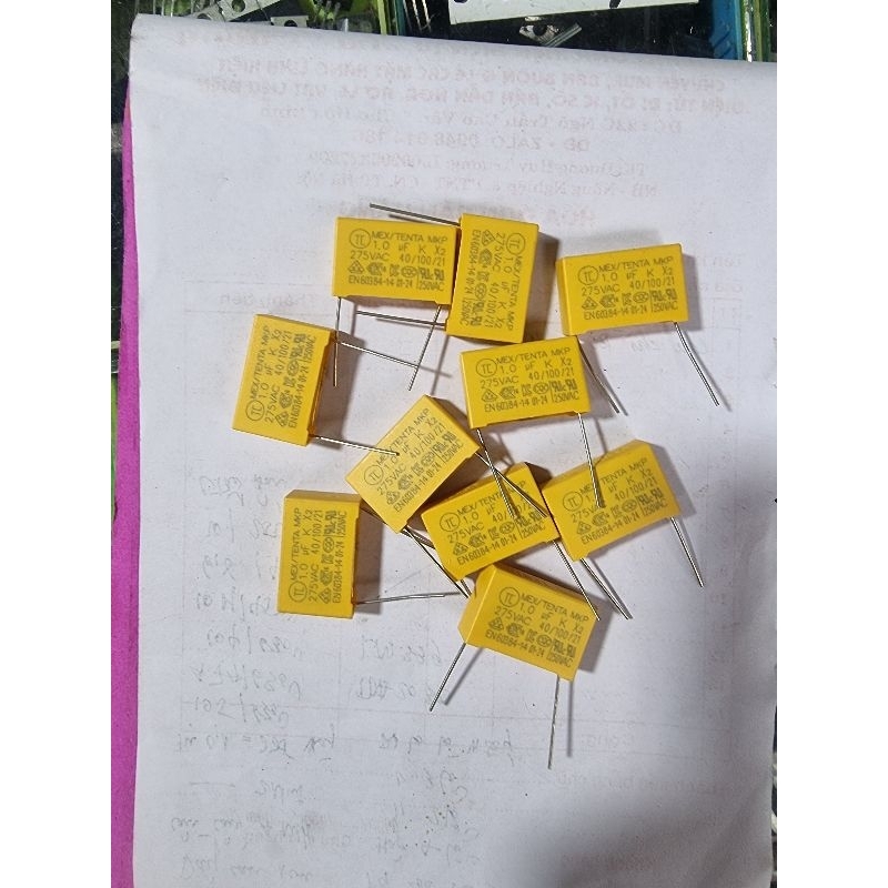 Tụ 1mf - 275 v combo 10 cái