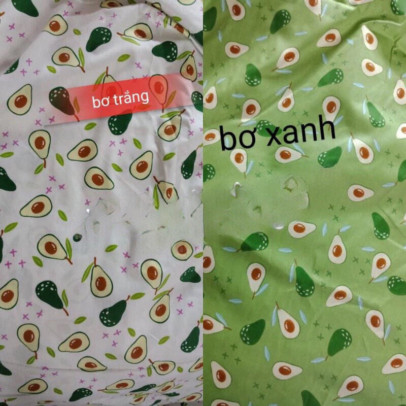 vải thô quả bơ .