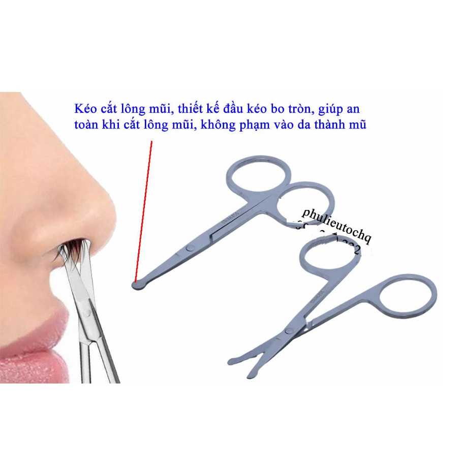 Kéo cắt lông mũi
