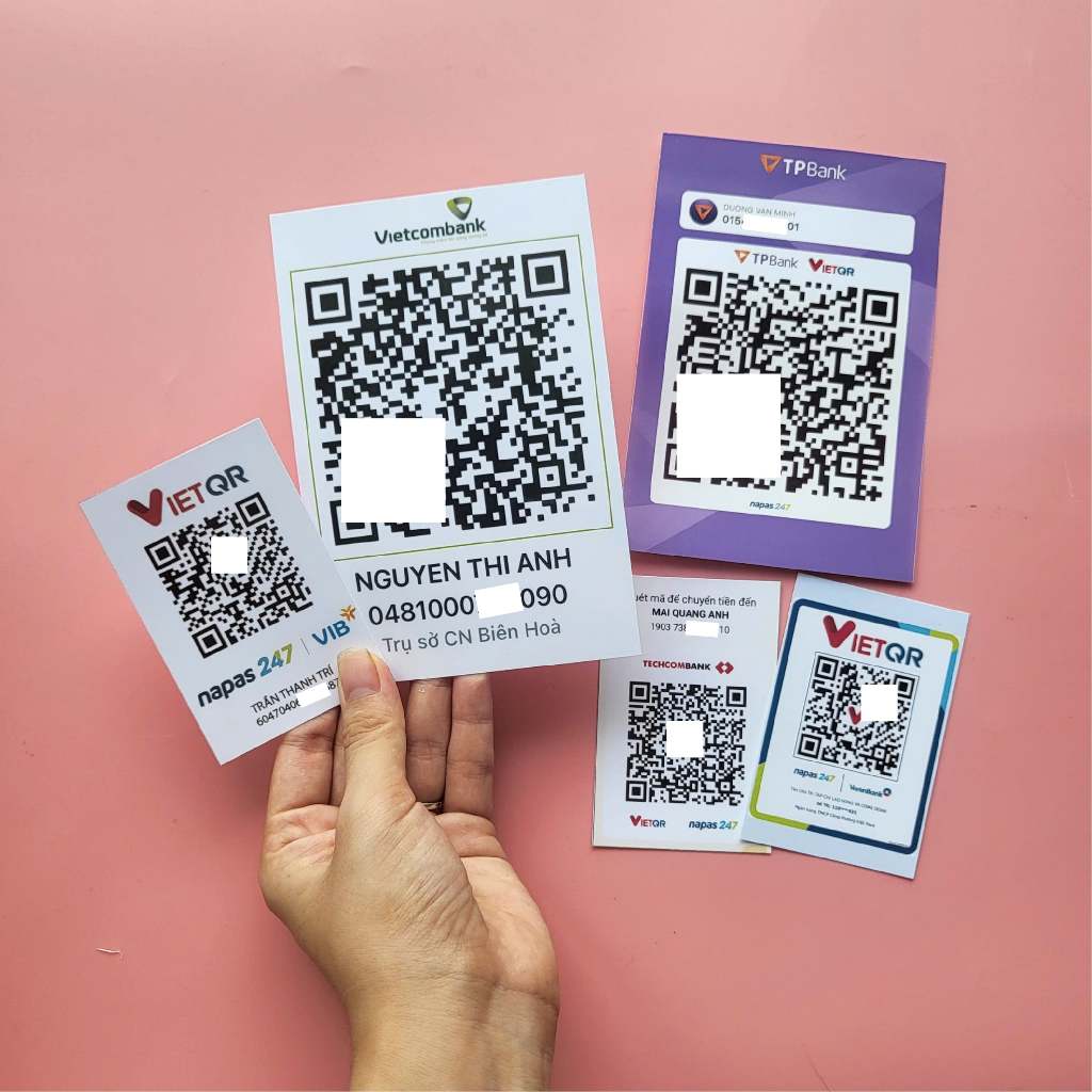 Mã Qr thanh toán In theo yêu cầu