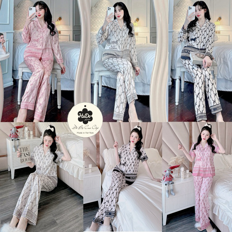 Đồ Bộ Lụa Siêu Sang  Hình Ngựa 5D Màu Chuẩn Xịn Ảnh Thật