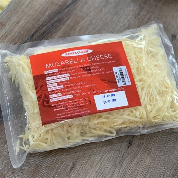 Phô mai bào sợi Mozzarella