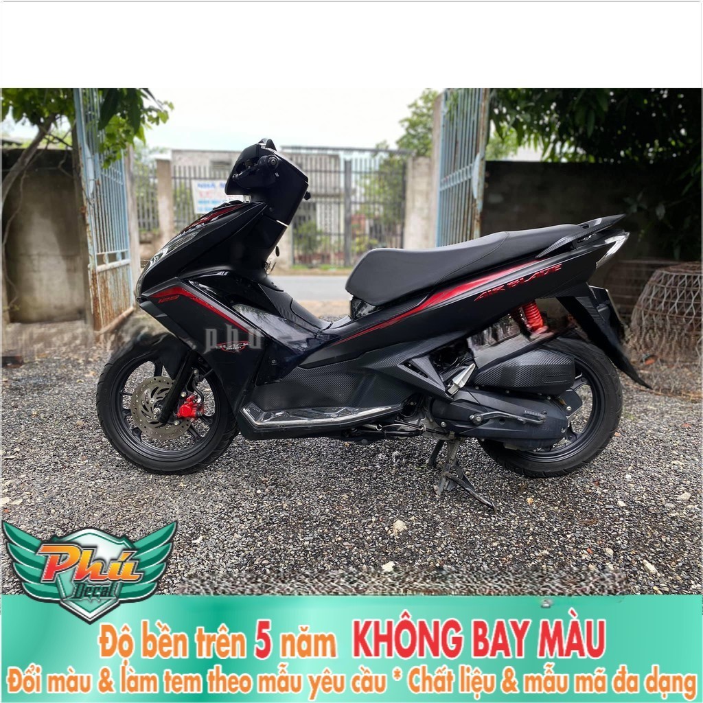 Tem rời Air blade 2013 chỉ đỏ đen (X)