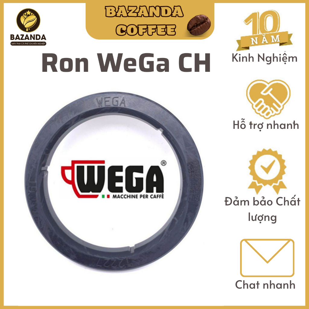 Ron / Gioăng họng pha máy pha cà phê WEGA Logo