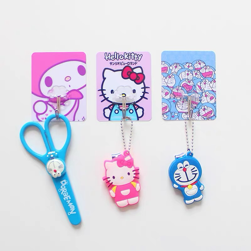 Móc dán treo đồ HELLO KITTY - DORAEMON