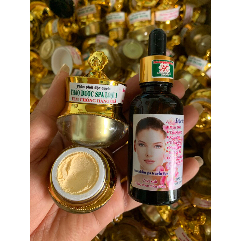 Combo Serum và Kem Face Tái Tạo Đông Y Gia Truyền Thảo Dược