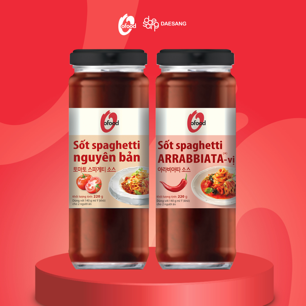 Sốt Spaghetti O'Food chai 220g