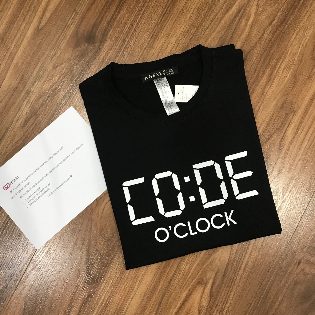 Áo thun code clock