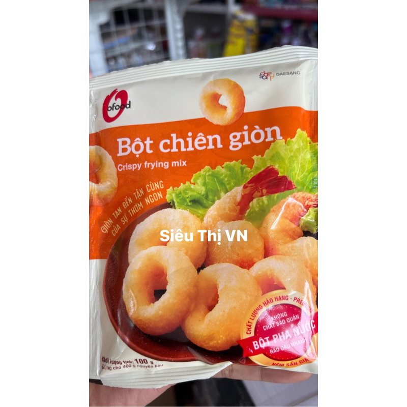 (Giá tốt) Bột Chiên Giòn Ofood Miwon Gói 100gr