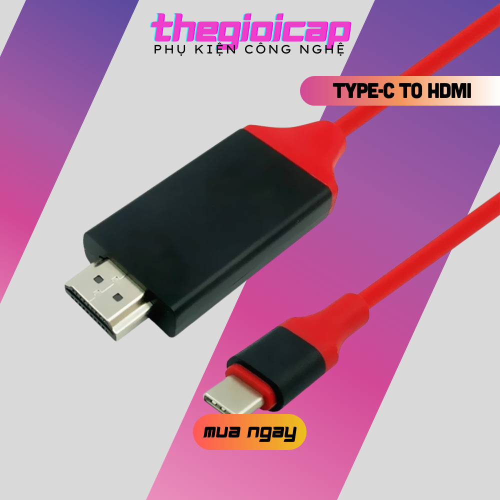 Cáp USB Type-C to HDMI