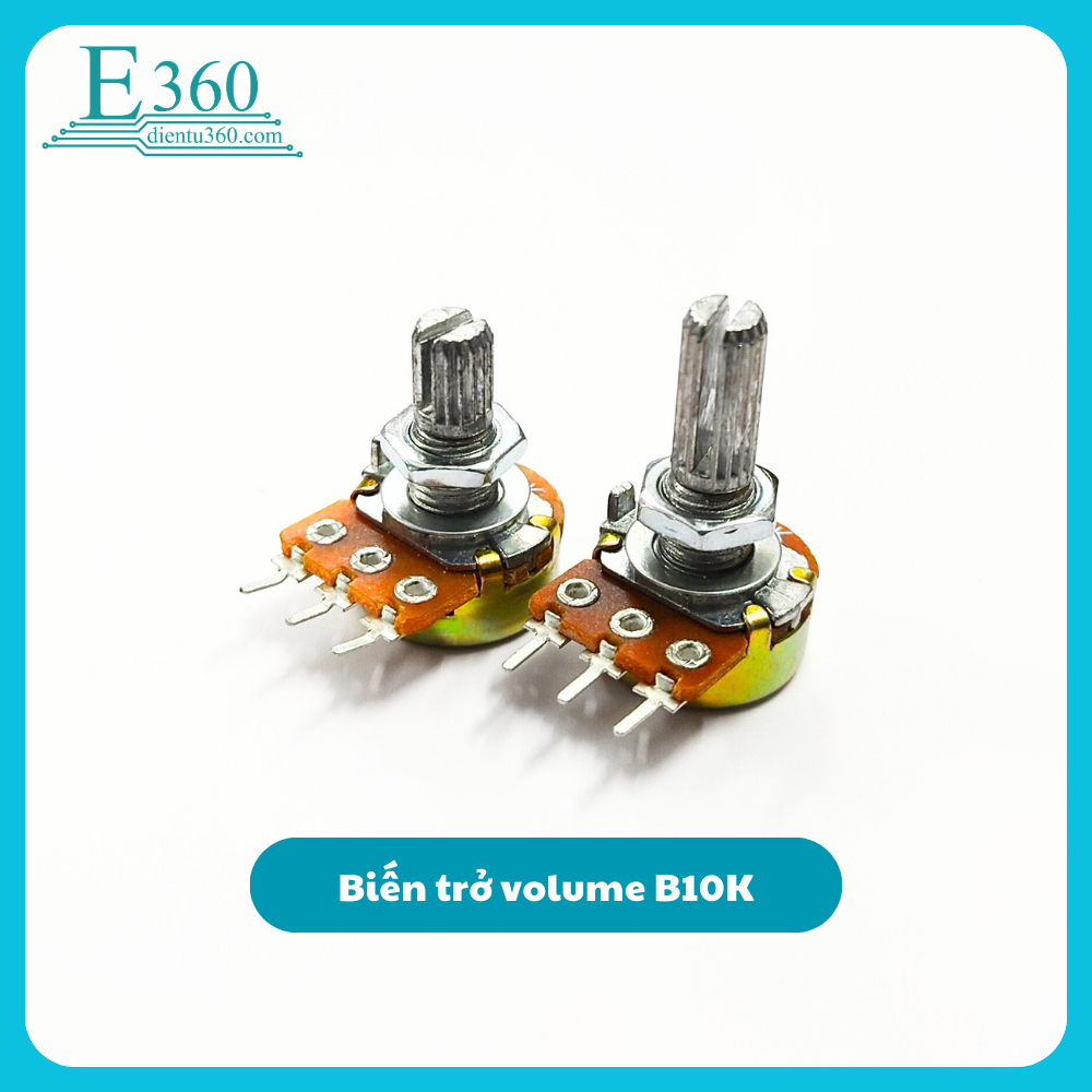 BIẾN TRỞ volume, triết áp đơn 10K