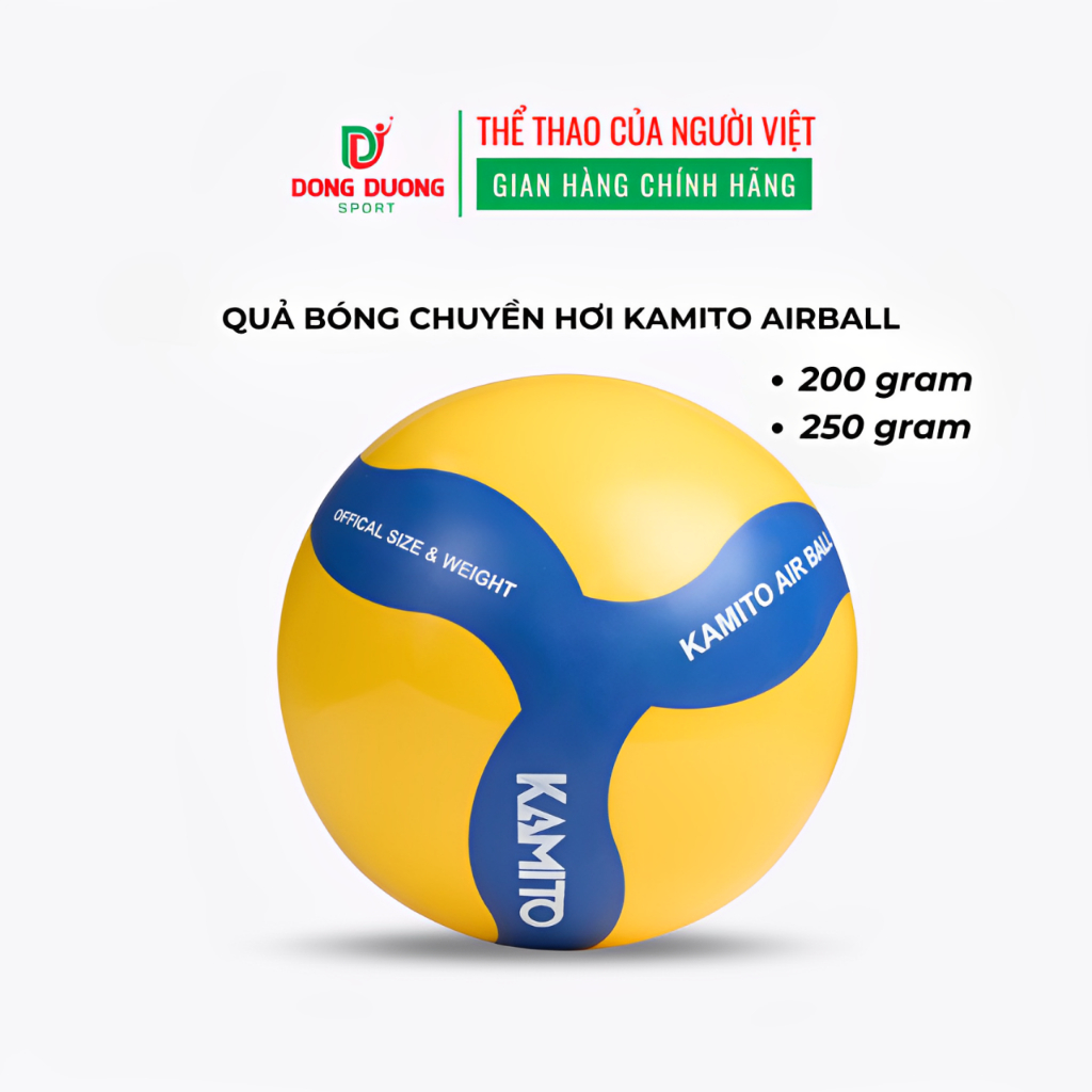 Quả bóng chuyền hơi Kamito Airball 200g và 250g chính hãng - Banh Bóng Chuyền hơi Kamito Airball