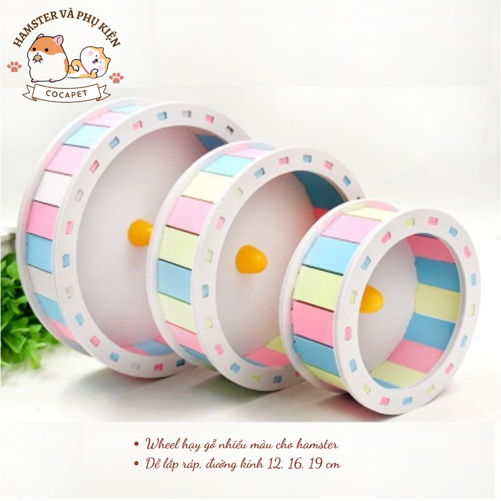 Wheel gỗ cho hamster