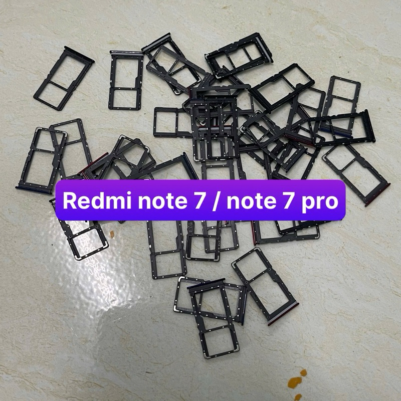 khay sim Redmi note 7 / note 7 pro lắp chung