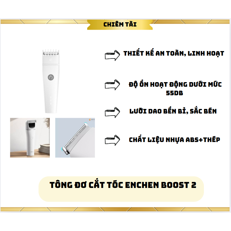 Tông đơ cắt tóc Enchen Boost 2