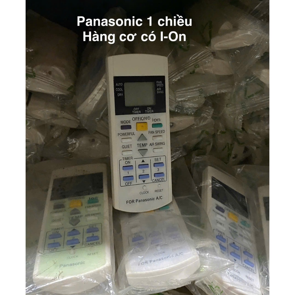 Điều khiển điều hoà Panasonic [FREESHIP TOÀN QUỐC] 1 chiều có ION