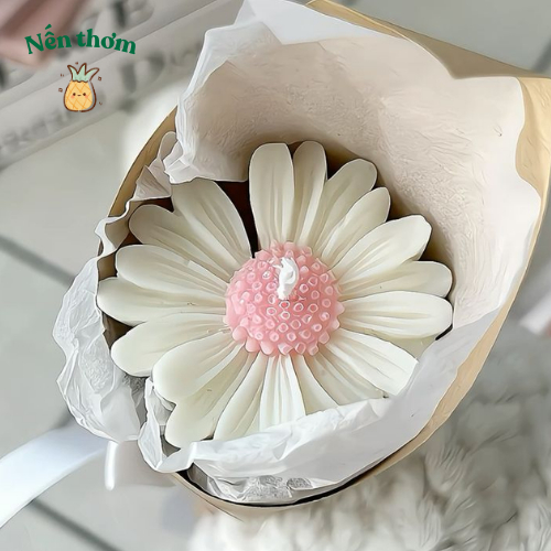 Bó hoa nến thơm, hoa hồng, hoa cúc  | 𝐓𝐢𝐞𝐦𝐍𝐞𝐧𝐓𝐡𝐨𝐦