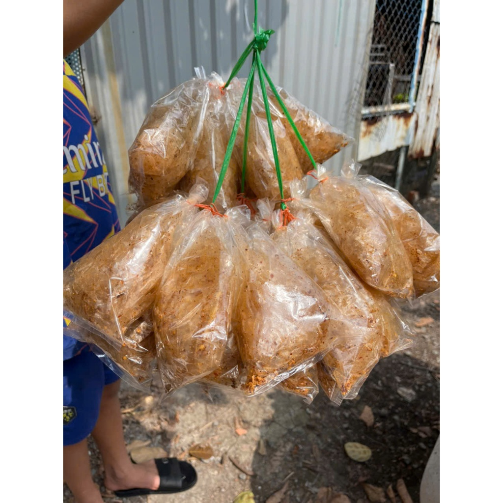 Bánh tráng trộn tỏi tiêu đen (bánh sợi khô) - B9