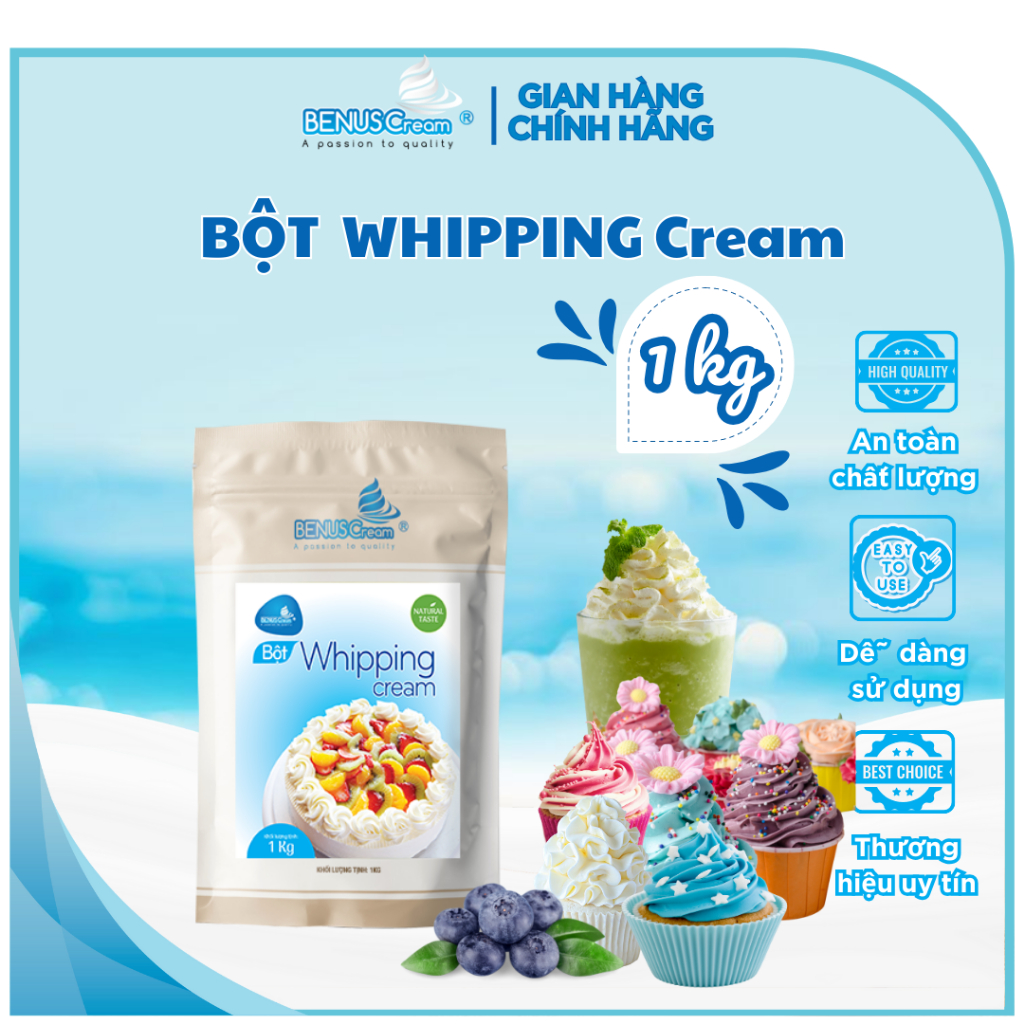 Bột whipping cream - Benuscream