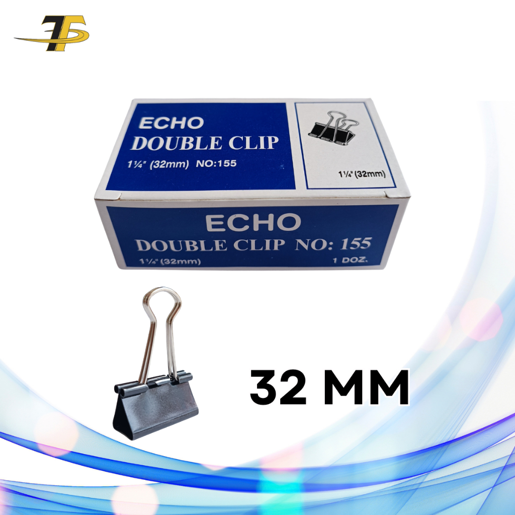 Kẹp giấy - Kẹp bướm 32mm  - 12 cái/hộp