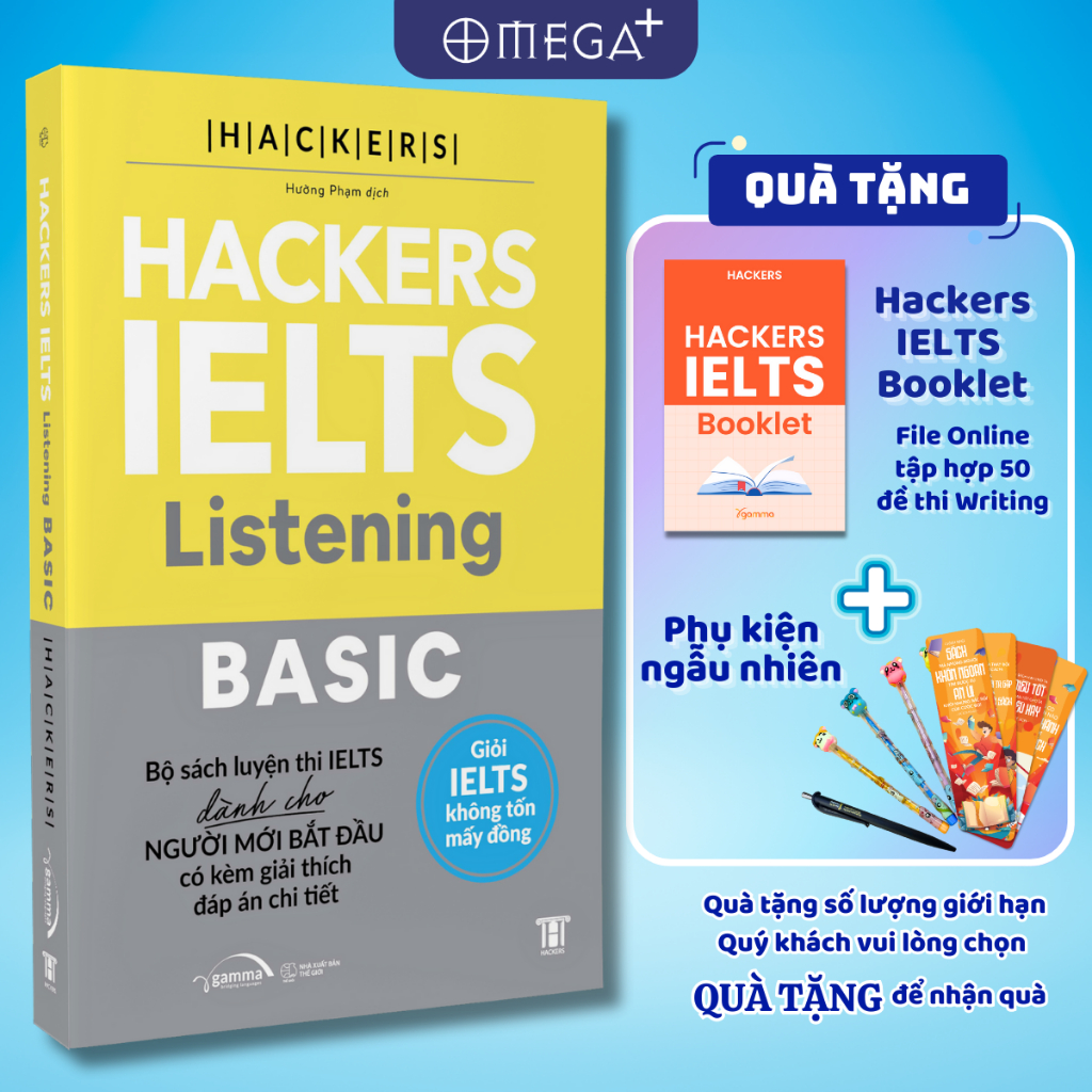 Sách Hackers Ielts Listening- Basic (AlphaBooks)