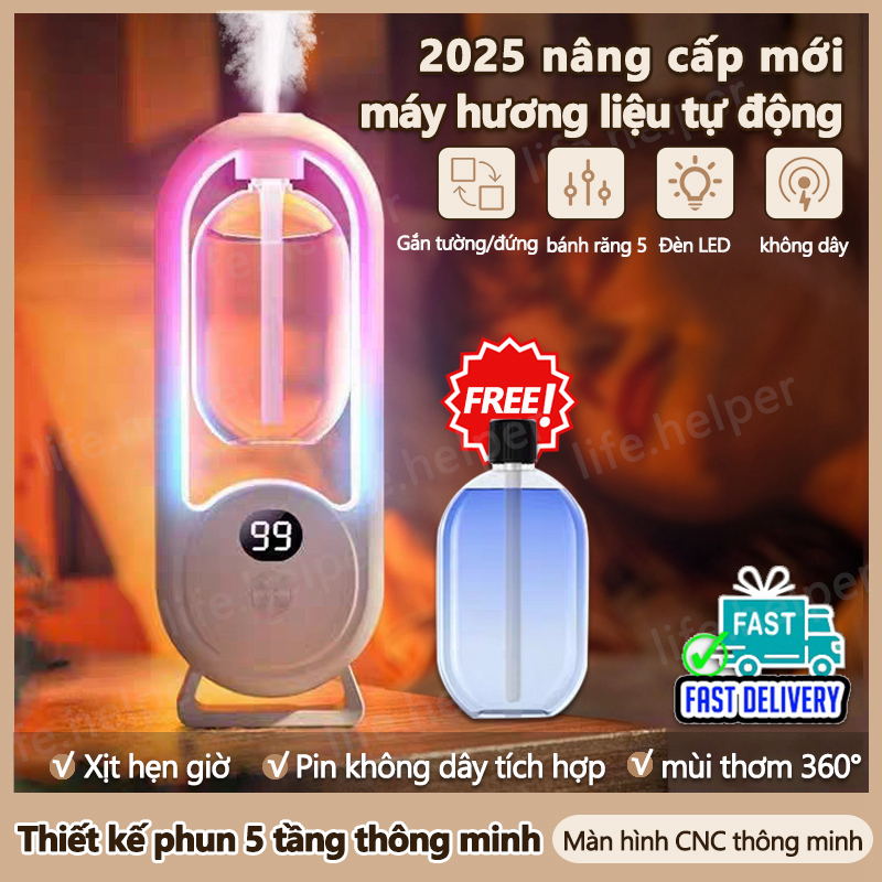 ✅Máy Xịt Thơm Phòng Tự Động máy tinh dầu thơm phòng máy khuếch tán tinh dầu sịt thơm phòng BH 3 tháng