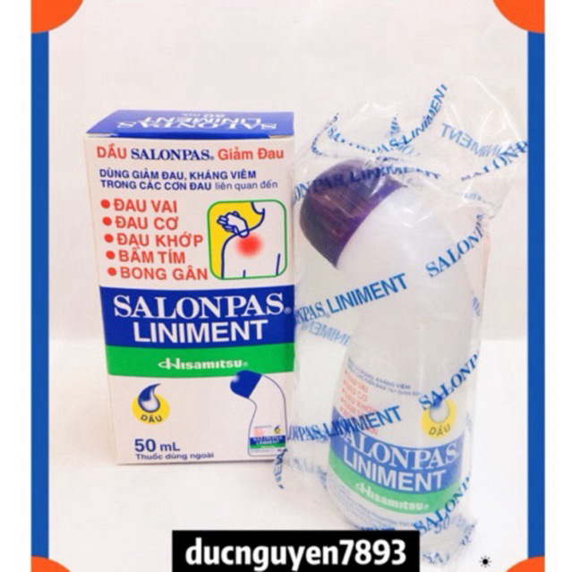 SALONPAS NƯỚC LĂN chai 50ml