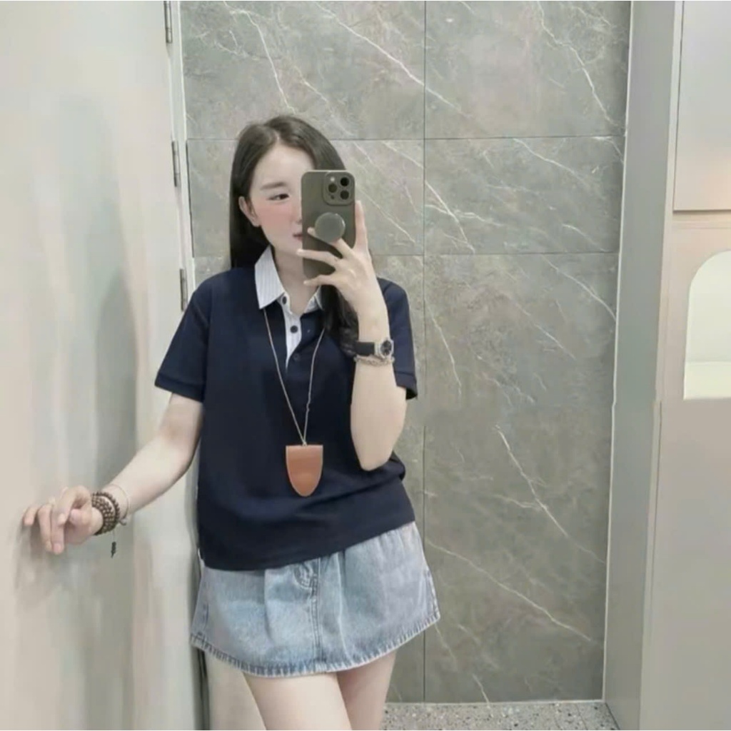 [ DEAL MỞ BÁN ] Áo Thun Polo Phối Cổ Sơ Mi Phong Cách Năng Động