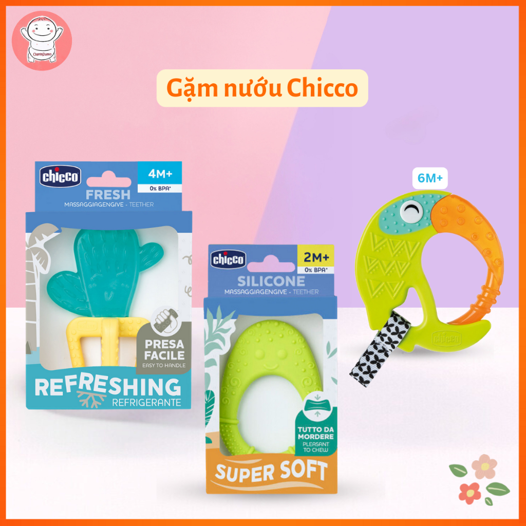 Gặm nướu Chicco cho bé hình quả và con vật