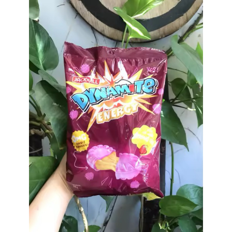 kẹo tăng lực vị dâu DYNAMITE ENERGY có nhân hương dâu