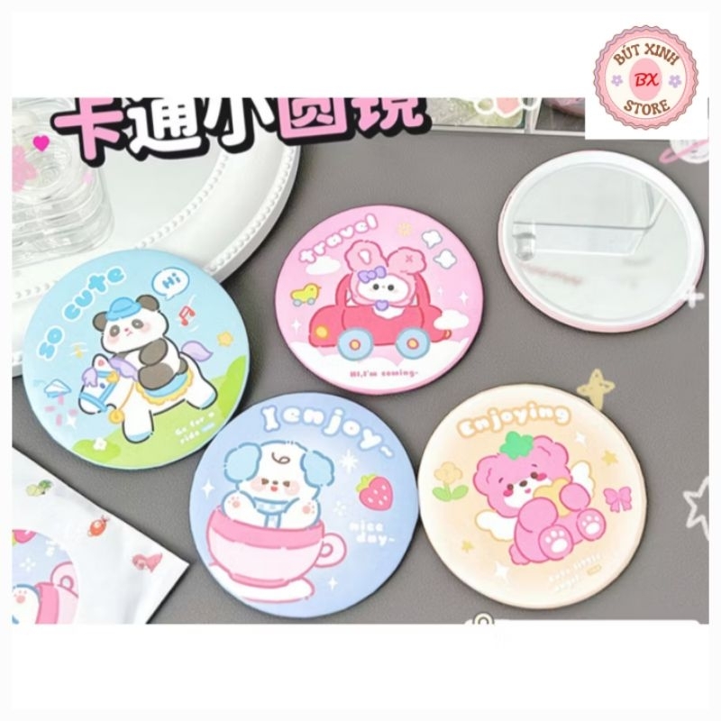 Gương mini Hàn Quốc cute