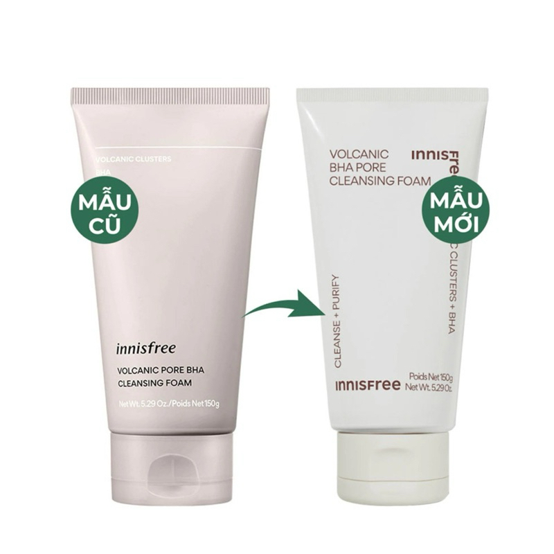 SỮA RỬA MẶT INNISFREE MẪU MỚI