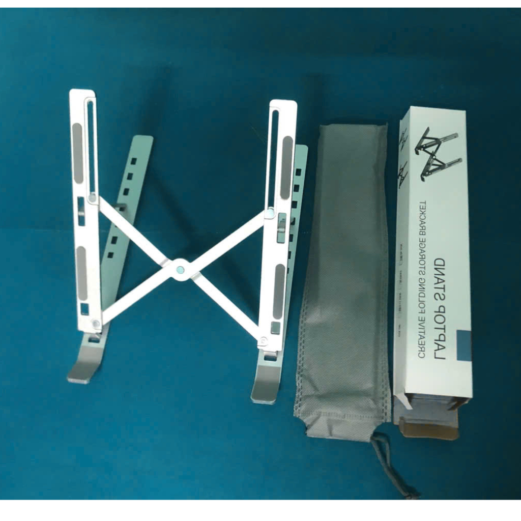 Giá đỡ Laptop , Giá kê MacBook , Ultrabook chất liệu bằng nhôm điều chỉnh độ cao , chống mỏi cổ, dễ gấp gọn