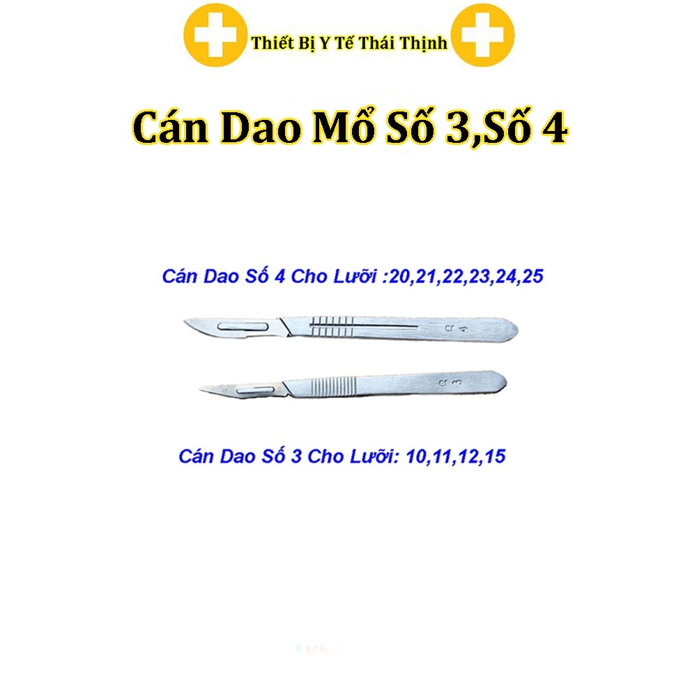 Cán Dao Mổ Số 3, Số 4 Pakistan