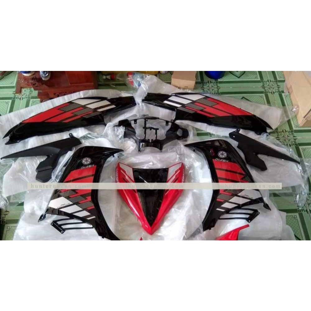 Tem exciter 135 - 50 đỏ đen 2014
