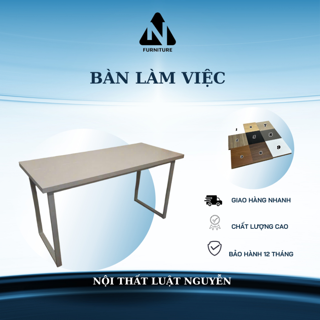 Bàn làm việc gaming văn phòng mặt bàn dày 34mm