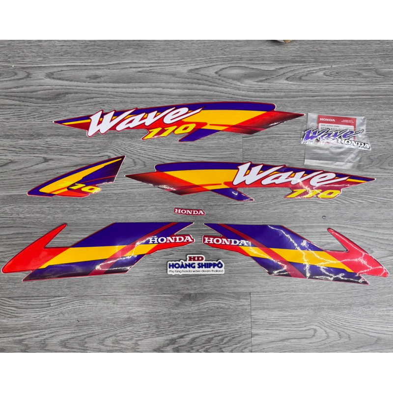 Tem wave 110 đỏ tươi đời 2000