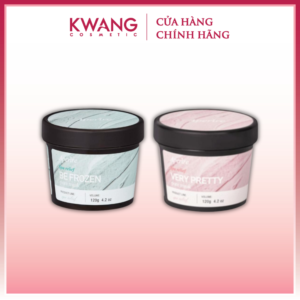 Mặt Nạ Đất Sét Aperire Hàn Quốc Hũ 120g Hỗ Trợ Làm Sạch Sâu Se Khít Lỗ Chân Lông