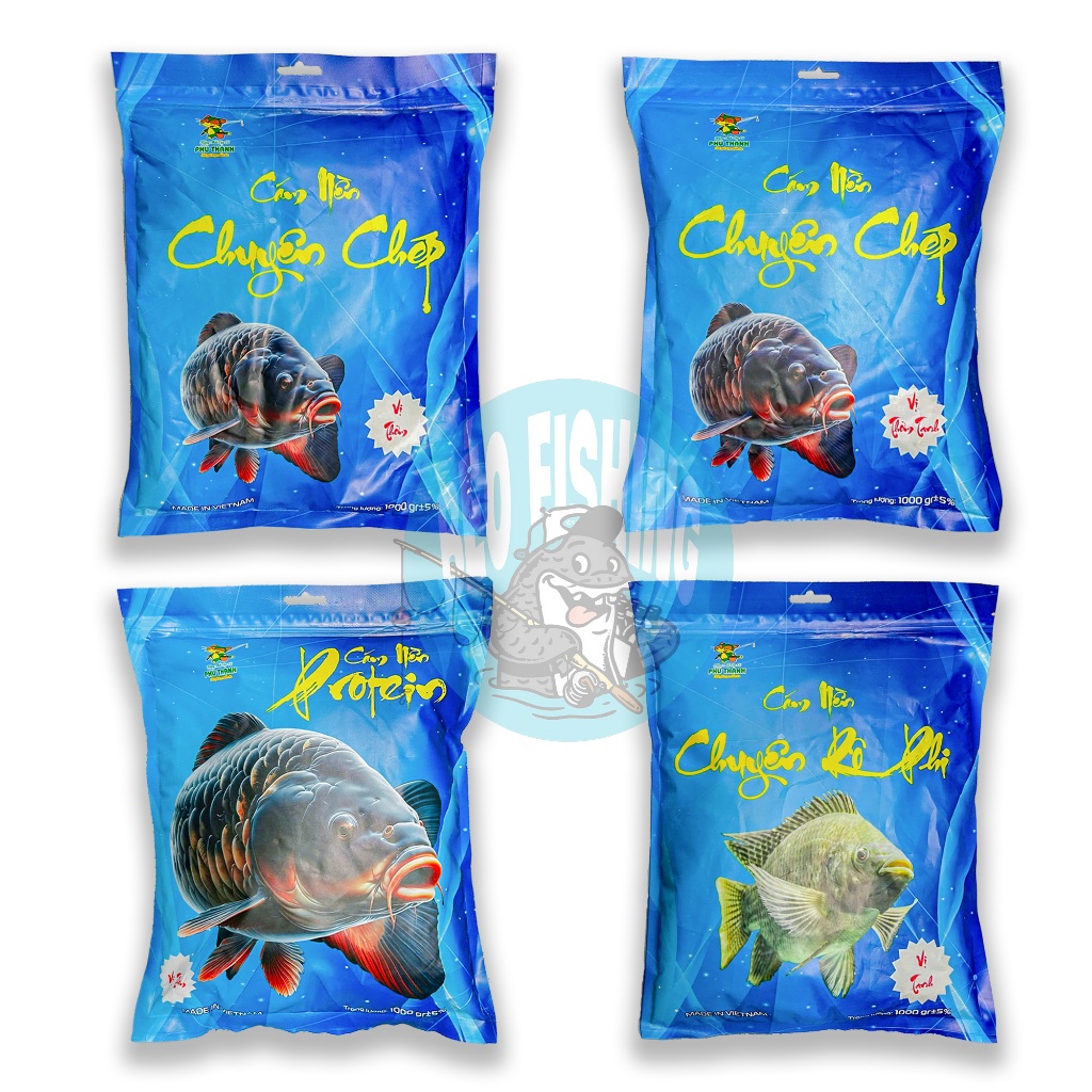 Mồi Nền Chuyên Chép - Rô Phi Phú Thành 1000g Tanh, Thơm