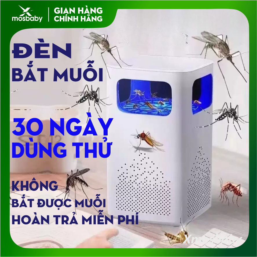 Máy Bắt Muỗi Thông Minh, Diệt Côn Trùng UV Cao Cấp, Đèn Bắt Hiệu Quả Cao Hàng Chuẩn Giá Rẻ, Kiêm Đèn Ngủ Tiện Lợi AnToàn