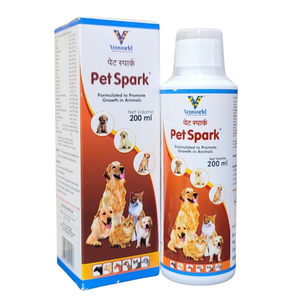 PET SPARK - Siro Vitamin Tổng Hợp Cho Chó, Mèo