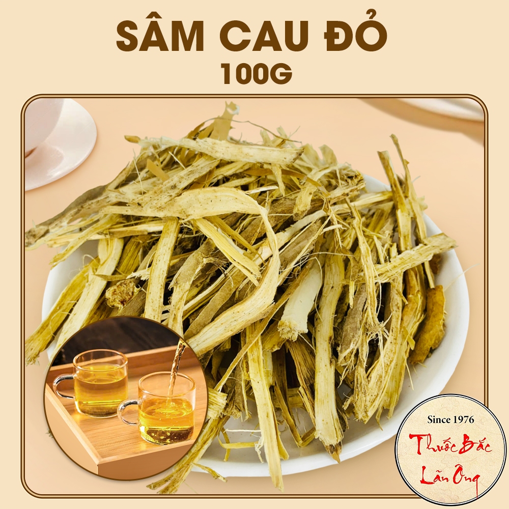 Sâm cau 100g, sâm cau đỏ khô, thái lát, sạch, thơm, hỗ trợ bổ can thận, mạnh gân cốt, tăng cường sinh lý