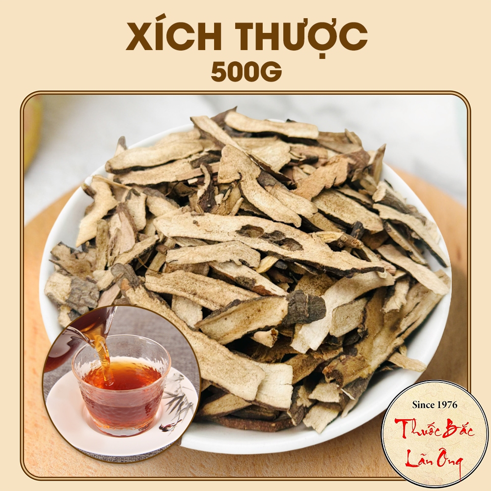 Xích thược khô 500g, thái lát mỏng, thơm, sạch - Lãn Ông