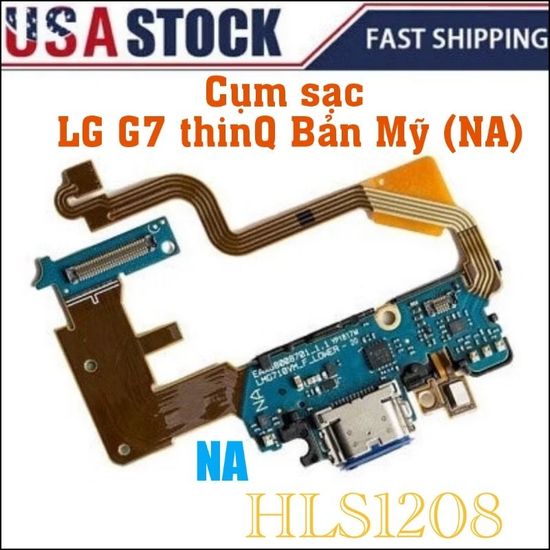 Cụm sạc zin LG G7 ThinQ LM-G710VM bản Mỹ (NA) , mã cụm sạc LMG710VM_F_LOWER