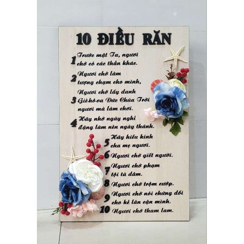 TRANH 10 ĐIỀU RĂN