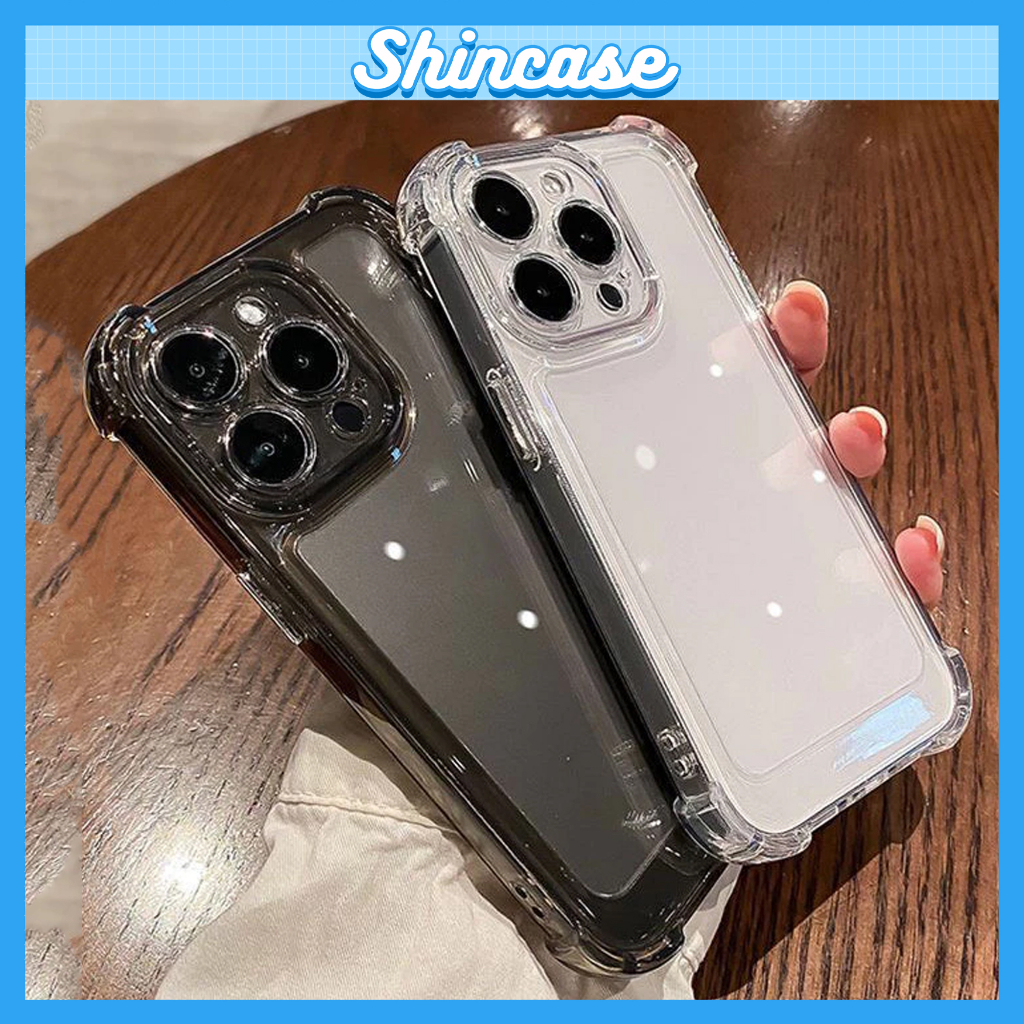 Ốp Lưng iPhone TPU Silicon Mềm 4 Góc Cao Cấp, Chống Sốc, Bảo Vệ Camera - iP 6/7/8/Plus/X/XS/11/12/13/14/15/16/17/Pro/Max