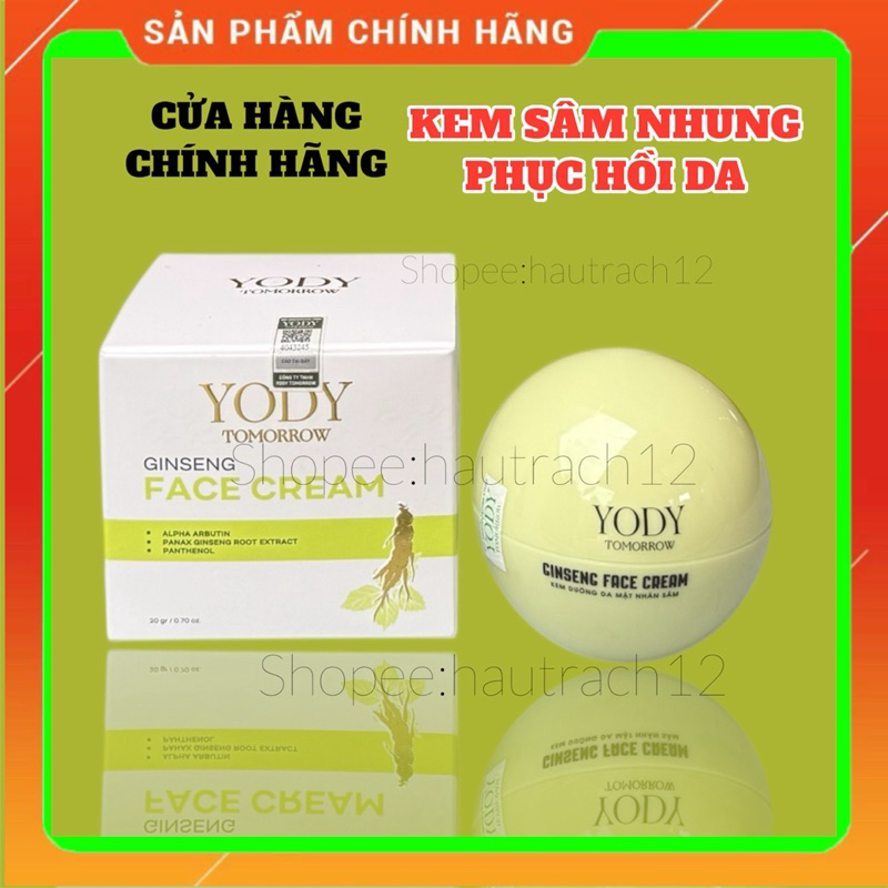𝐂𝐚𝐨 𝐬𝐚̂𝐦 𝐧𝐡𝐮𝐧𝐠 ( GINSENG FACE CREAM) 𝐩𝐡𝐮̣𝐜 𝐡𝐨̂̀𝐢 𝐝𝐚 𝐘𝐨𝐝𝐲 Tomorrow