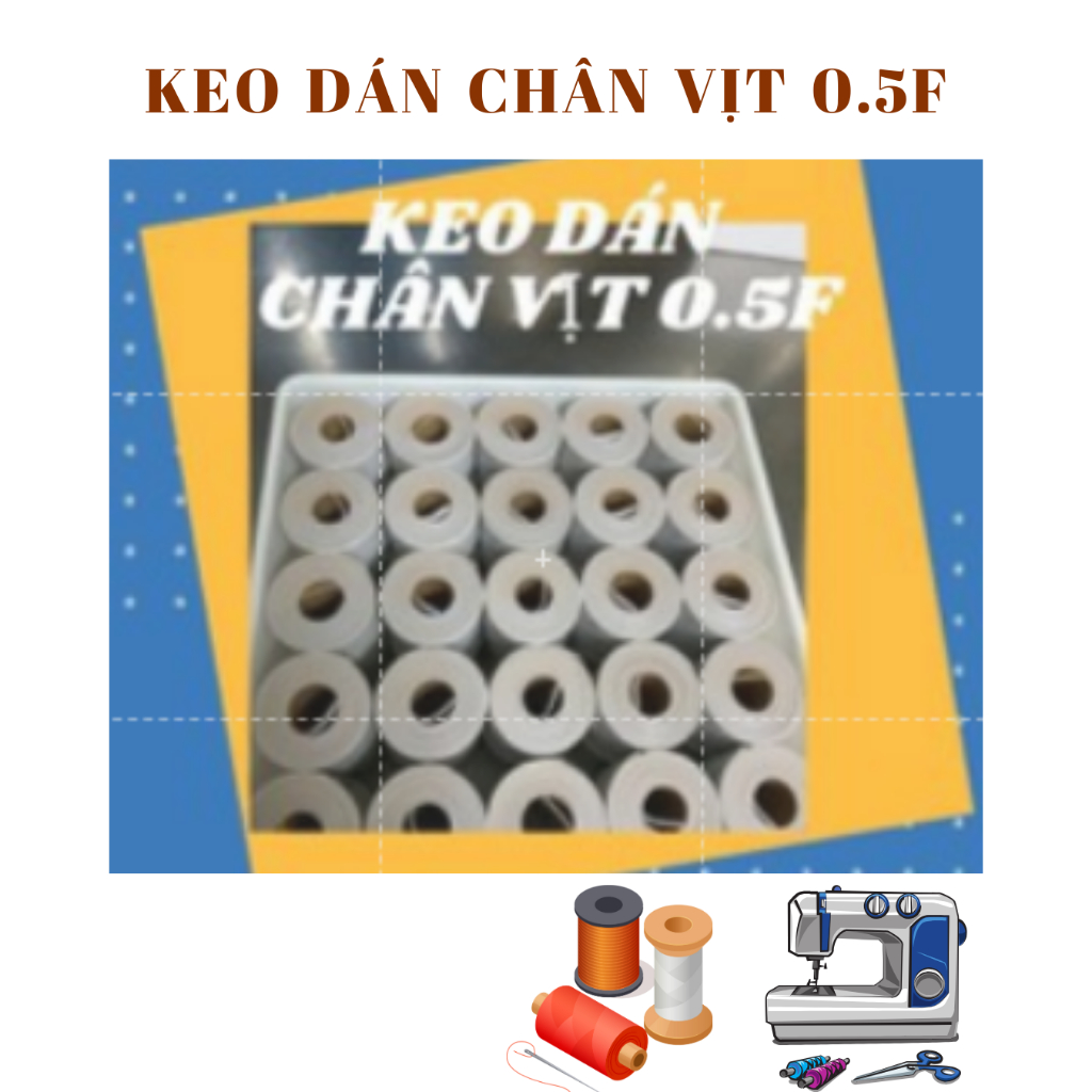 KEO DÁN CHÂN VỊT 0.5F
