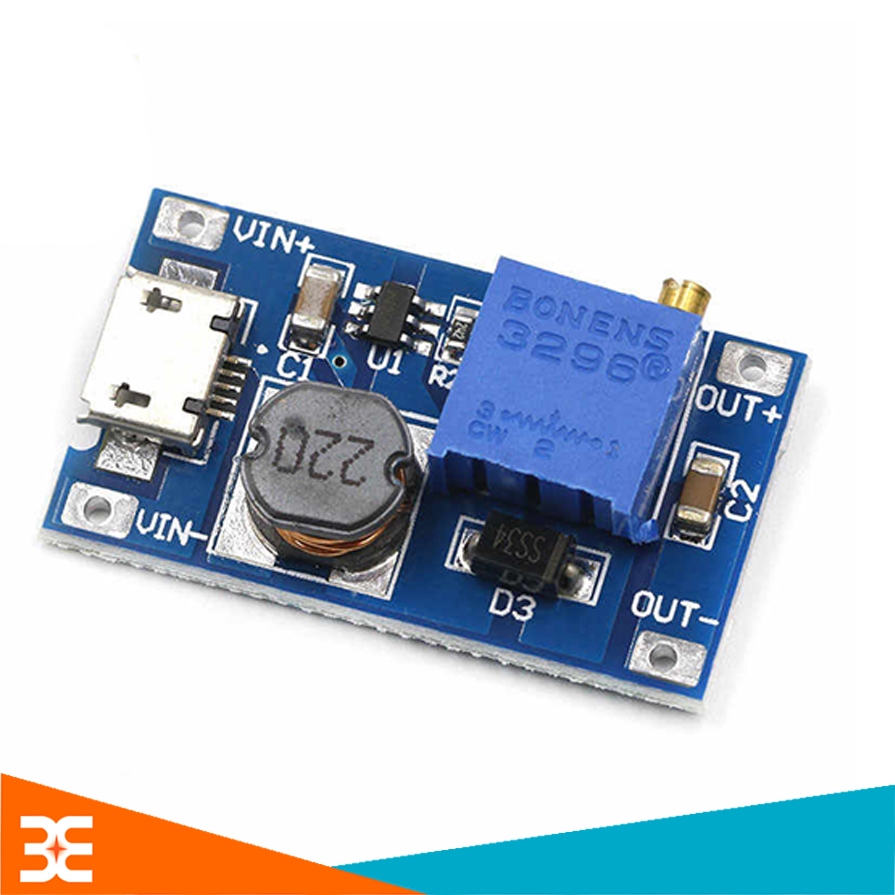 Module Boost DC DC 2-24V 2A MT3608 V2