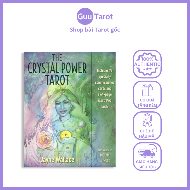 Bộ Bài Crystal Power Tarot (Guu Tarot Shop)